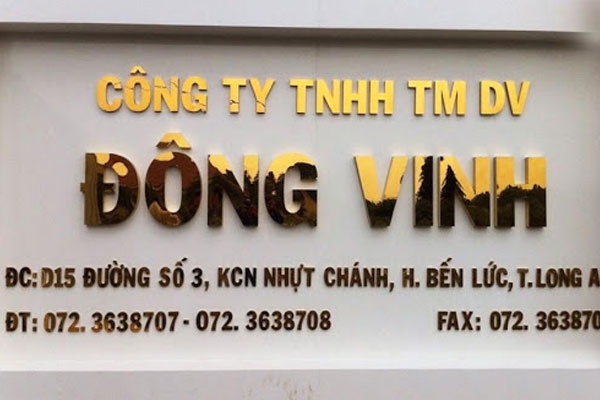 Mẫu chữ nổi đồng 06